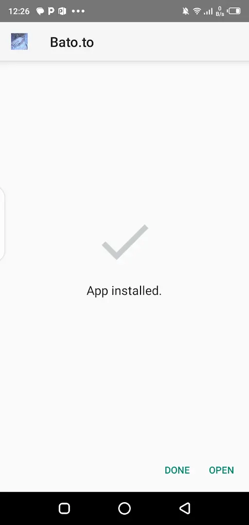 Screenshot of Batoto Apk